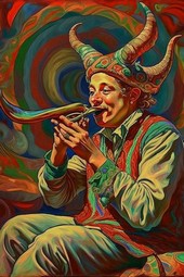 Иван-дурак и коровий рожок